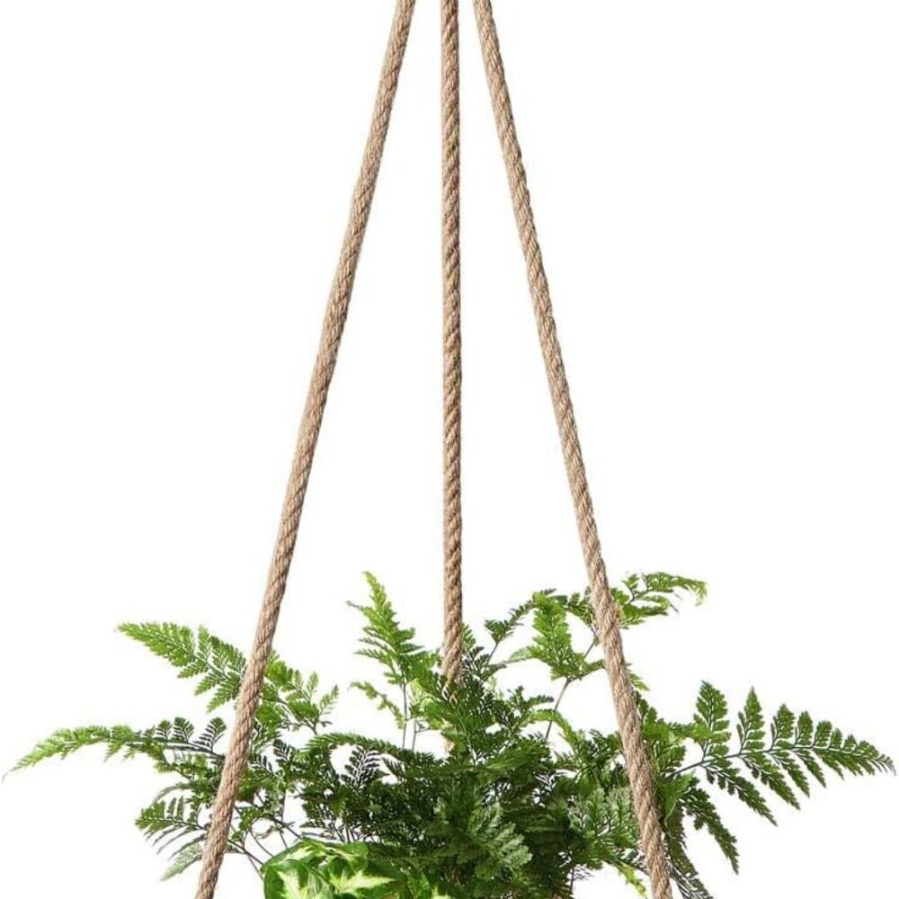 Hanging Plant Shelf Round Wood Rope Hanging Floating Shelf Vintage Home Decor Di